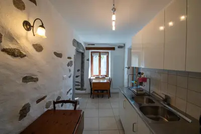 Küche/Küchenzeile in der Unterkunft Casa Banfi