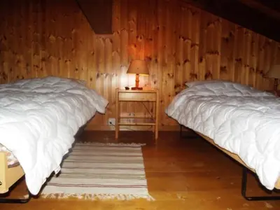 Ein Bett oder Betten in einem Zimmer der Unterkunft Mayens de l Ours CZ 031 - MOUNTAIN apartment 6 per