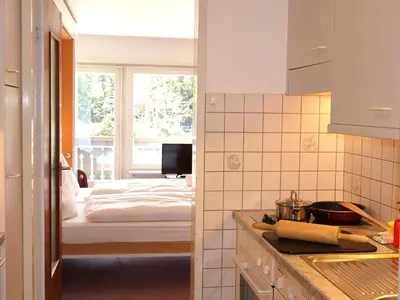 Ein Bett oder Betten in einem Zimmer der Unterkunft Apartment Matten - Utoring-26 by Interhome