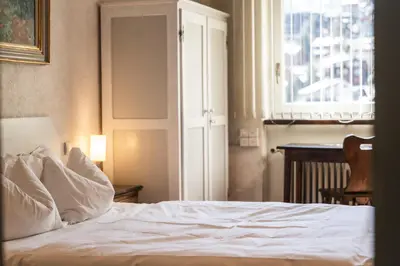 Ein Bett oder Betten in einem Zimmer der Unterkunft Apartment Familienzauber - by Inspiring Places Zermatt