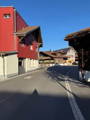Das Gebäude in dem sich die Ferienwohnung befindet