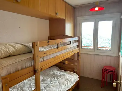 Ein Bett oder Betten in einem Zimmer der Unterkunft Cretes X2 221 - SUNNY apartment 4 pers