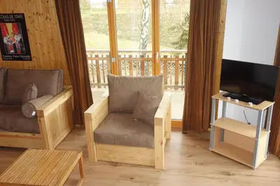 TV/Unterhaltungsangebot in der Unterkunft Gentianes G 023 - COSY apartment 6 pers