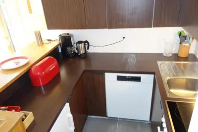 Küche/Küchenzeile in der Unterkunft Gentianes G 010 - COSY apartment 8 pers
