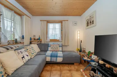TV/Unterhaltungsangebot in der Unterkunft Charming apartment in a Chalet house