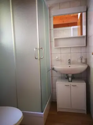 Ein Badezimmer in der Unterkunft Rustico Nocciolo