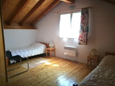 Ein Bett oder Betten in einem Zimmer der Unterkunft Rustico Nocciolo