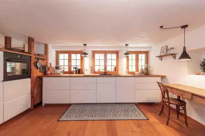 Küche/Küchenzeile in der Unterkunft Hygge Hüs - Apartments