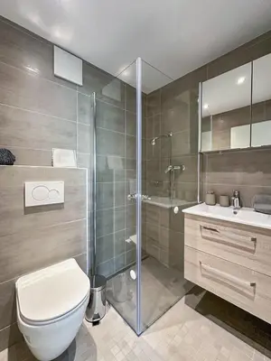 Ein Badezimmer in der Unterkunft Sion Citadel Stay - Swiss Alps