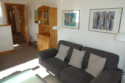 Ein Sitzbereich in der Unterkunft Melezes K 020 - SKI & NATURE apartment 4 pers