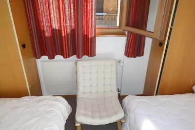 Ein Bett oder Betten in einem Zimmer der Unterkunft Melezes K 020 - SKI & NATURE apartment 4 pers