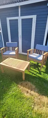 Ein Garten an der Unterkunft Ferienwohnung Bergweg