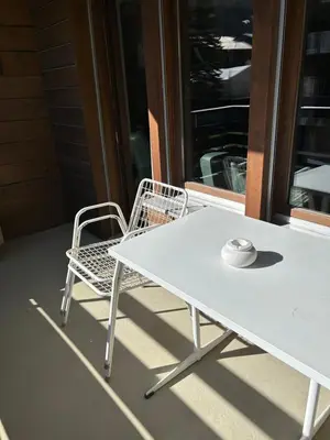 Ein Balkon oder eine Terrasse in der Unterkunft Haus Pasadena, Getwingstrasse
