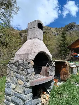 Naturlandschaft in der Nähe des Chalets