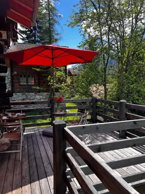 Naturlandschaft in der Nähe des Chalets