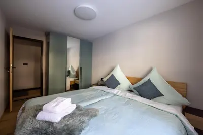 Ein Bett oder Betten in einem Zimmer der Unterkunft Creatini Mountain