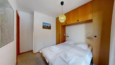 Ein Bett oder Betten in einem Zimmer der Unterkunft Melezes S 020 - SKI LIFT apartment 8 pers