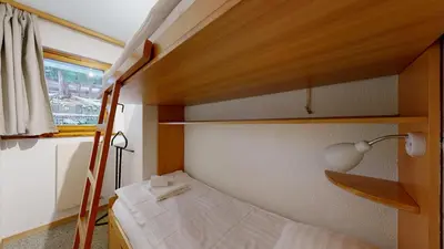 Ein Bett oder Betten in einem Zimmer der Unterkunft Melezes S 020 - SKI LIFT apartment 8 pers