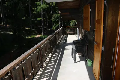 Ein Balkon oder eine Terrasse in der Unterkunft Melezes S 040 - SKI LIFT apartment 6 pers