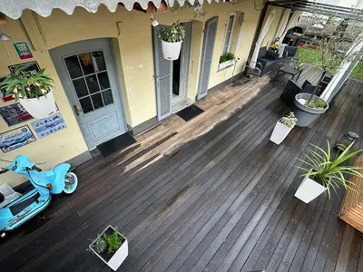 Ein Balkon oder eine Terrasse in der Unterkunft Terrasses de Valère
