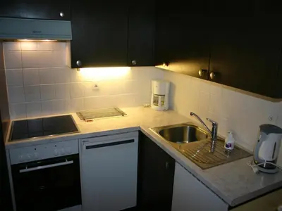 Küche/Küchenzeile in der Unterkunft Alluring apartment in Les Agettes