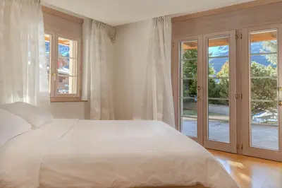 Ein Bett oder Betten in einem Zimmer der Unterkunft Orion - Garten Apartement