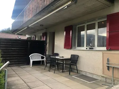 Ein Balkon oder eine Terrasse in der Unterkunft Beautiful 2 room apartment in a central location
