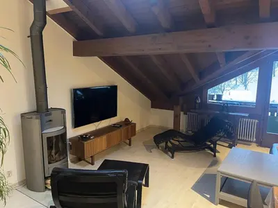 TV/Unterhaltungsangebot in der Unterkunft Lauterbrunnen Staubbach Amazing Waterfall View