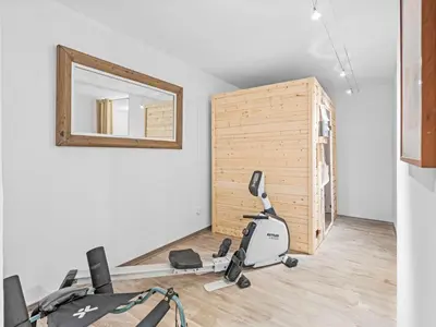 Das Fitnesscenter und/oder die Fitnesseinrichtungen in der Unterkunft Apartment Jeanne D'Arc LOFT Montagne by Interhome