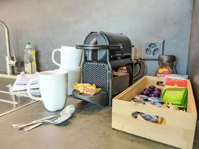 Kaffee-/Teezubehör in der Unterkunft Apartment Huus Chloster- Apt Niesen by Interhome