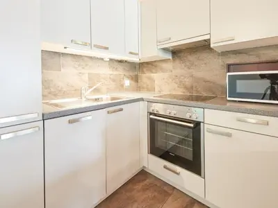 Küche/Küchenzeile in der Unterkunft Apartment Pinsons by Interhome