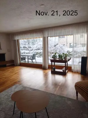 Ein Sitzbereich in der Unterkunft Chalet Rose - Einfamilienhaus