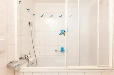 Ein Badezimmer in der Unterkunft Studio Nova, Zermatt