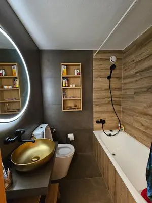 Ein Badezimmer in der Unterkunft Apartment with incredible views