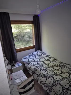 Ein Bett oder Betten in einem Zimmer der Unterkunft Apartment with incredible views