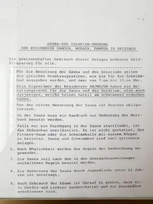 Grundriss der Unterkunft Oasi relax