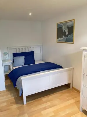 Ein Bett oder Betten in einem Zimmer der Unterkunft Im Kehr