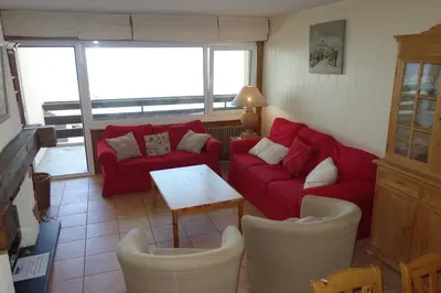 Ein Sitzbereich in der Unterkunft Magrappe M 229 - SKI LIFT apartment 10 pers