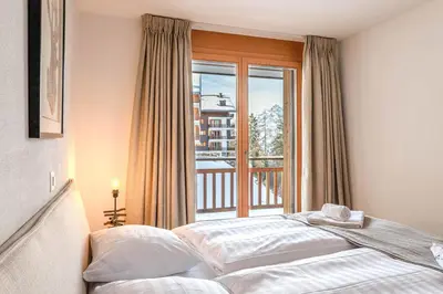 Ein Bett oder Betten in einem Zimmer der Unterkunft Ski Paradise SP 009 - MOUNTAIN apartment 4 pers