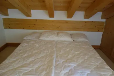 Ein Bett oder Betten in einem Zimmer der Unterkunft Plein Ciel VA 051 - MOUNTAIN apartment 8 pers