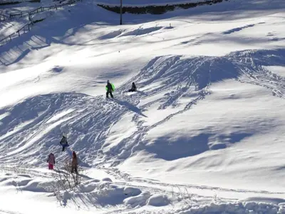 Chalet in Saas Fee near Ski Slopes im Winter