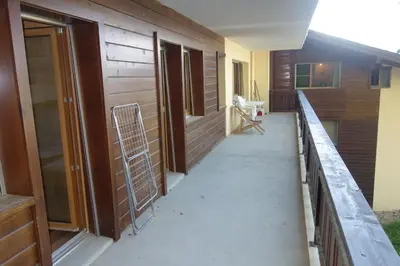 Ein Balkon oder eine Terrasse in der Unterkunft Magrappe M 440 - SKI LIFT apartment 7 pers