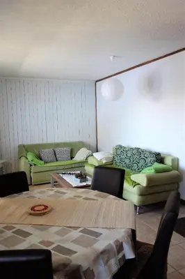 Ein Sitzbereich in der Unterkunft Magrappe M 544 - SKI LIFT studio 4 pers