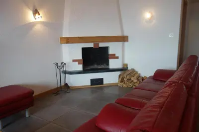 Ein Sitzbereich in der Unterkunft Magrappe M 557 - SKI LIFT apartment 12 pers