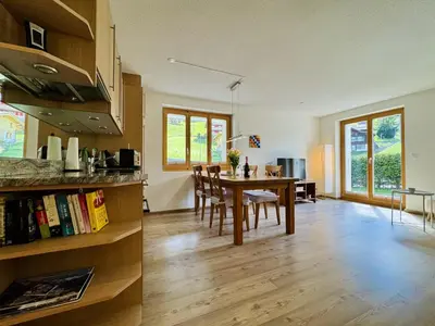 Die Bibliothek in der Ferienwohnung