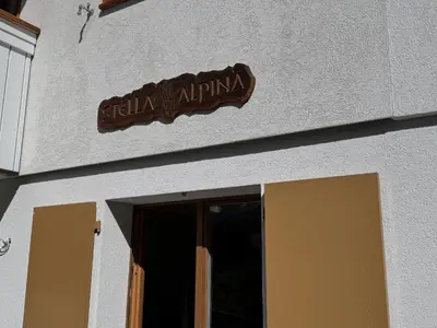 Ein Zertifikat, Auszeichnung, Logo oder anderes Dokument, das in der Unterkunft Stella Alpina 1 ausgestellt ist