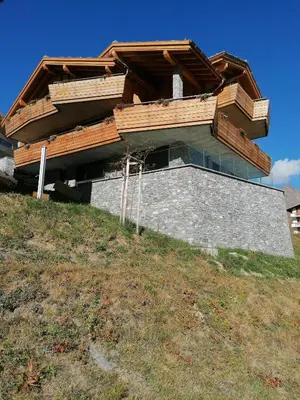Das Gebäude in dem sich die Ferienwohnung befindet