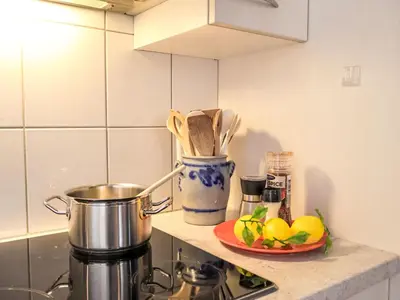 Küche/Küchenzeile in der Unterkunft Apartment Haus Europa by Interhome
