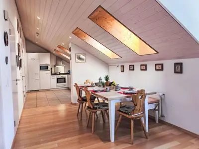 Küche/Küchenzeile in der Unterkunft Apartment Eiger by Interhome