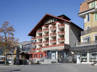 Das Gebäude in dem sich die Ferienwohnung befindet